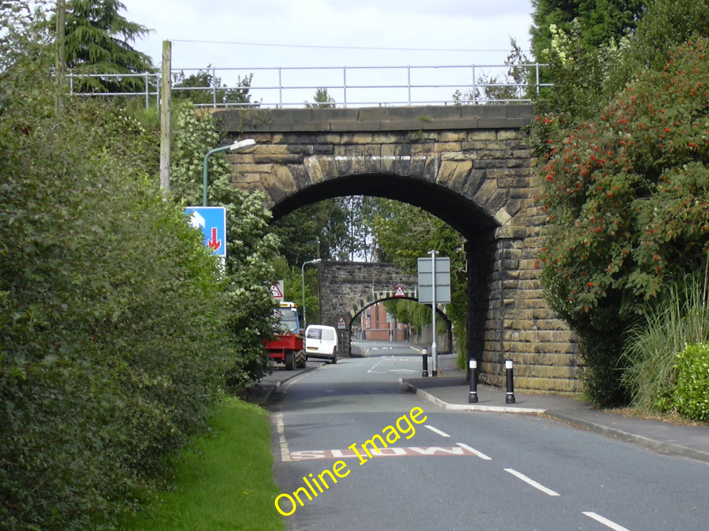 Photo 6x4 A Pair of Railway Bridges Burscough Bridge  c2010