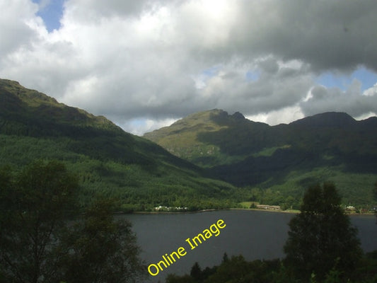 Photo 6x4 Loch Long, Ardgartan and The Cobbler Viewed from a train on the c2010