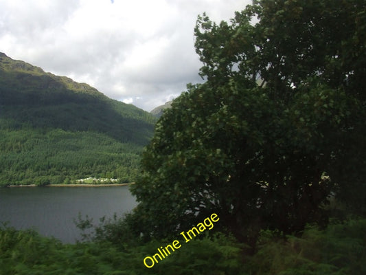 Photo 6x4 Loch Long and Ardgartan Viewed from a train on the West Highlan c2010