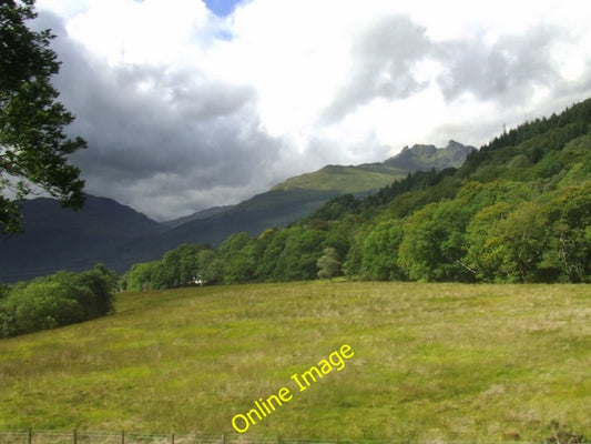 Photo 6x4 The Cobbler Arrochar Viewed from a train approaching Arrochar a c2010