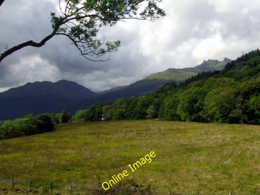 Photo 6x4 The Cobbler Arrochar Viewed from a train approaching Arrochar a c2010