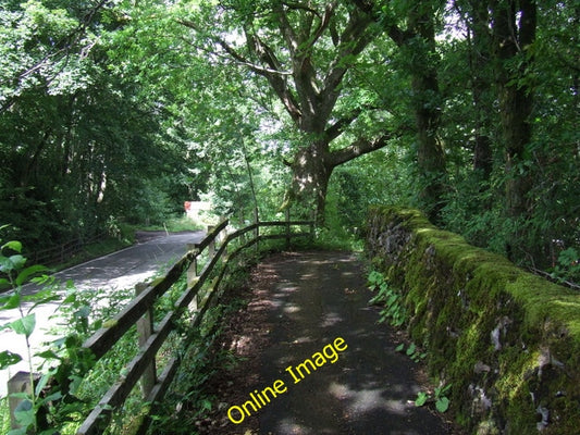 Photo 6x4 Footpath to Ardlui Leads from the railway station to the hotel, c2010