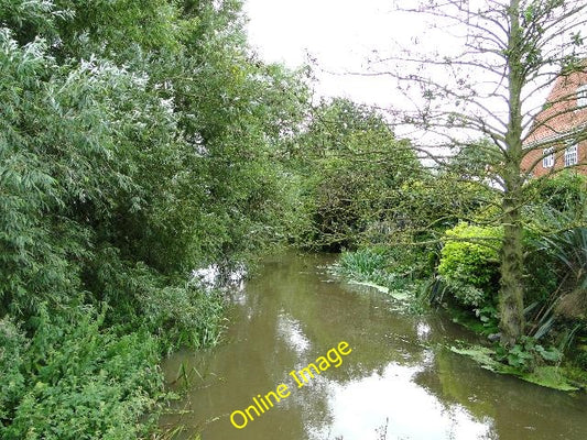 Photo 6x4 River Deben downstream from the bridge over Lower Street Wickha c2010