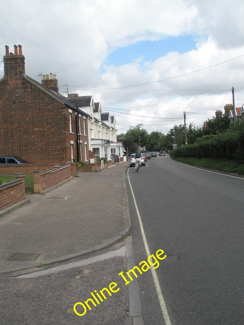 Photo 6x4 Station Road in August Southwold  c2010