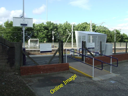 Photo 6x4 Cardonald railway station The accessible west bound platform at c2010