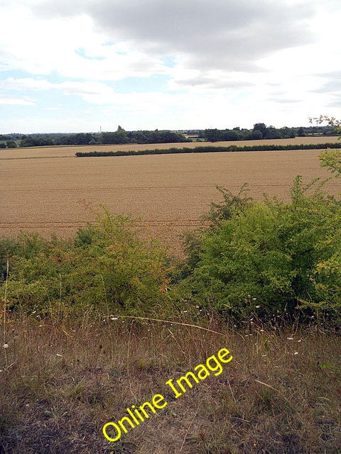 Photo 6x4 Fields to the south-east of the old railway Hunningham Hill  c2010