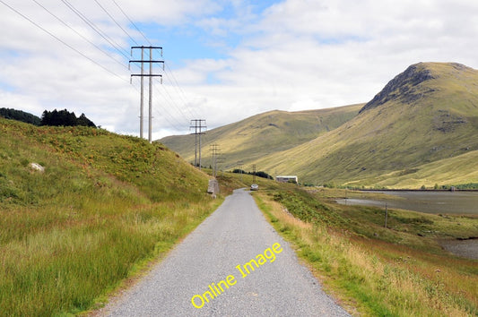 Photo 6x4 Road through Glen Lyon near Cashie Power Station Cashlie  c2010