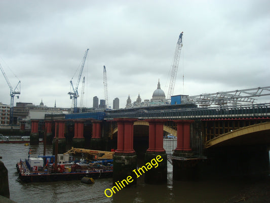 Photo 12x8 Construction of Blackfriars station London  c2010