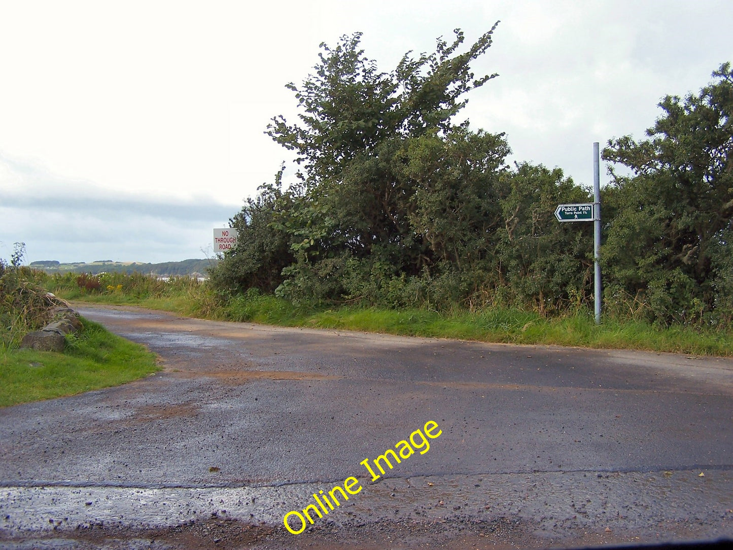 Photo 6x4 Public path leading to Kirkcudbright Lifeboat Station The Lake  c2010