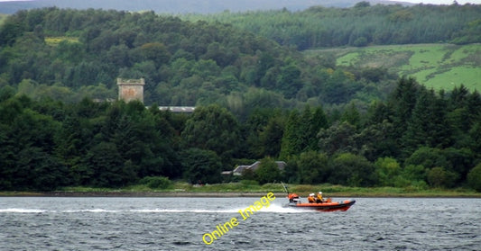 Photo 6x4 Lifeboat off Rosneath Point Helensburgh Viewed from the Kilcreg c2010