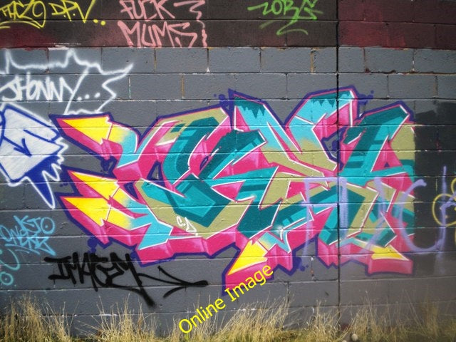 Photo 6x4 Wall tags, Trellick Tower, Elkstone Road W10 Kensal Town  c2010