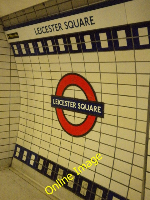 Photo 6x4 Tiles, Leicester Square Underground Station WC2 London Westboun c2010