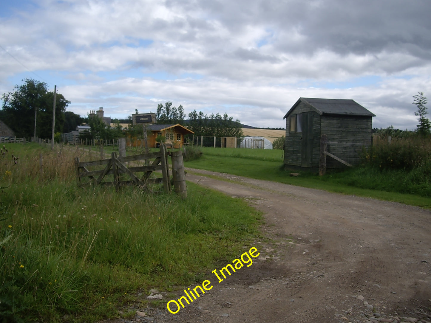 Photo 6x4 Access to Lochans Kildrummy From Birkenbower to Honeybarrel roa c2010