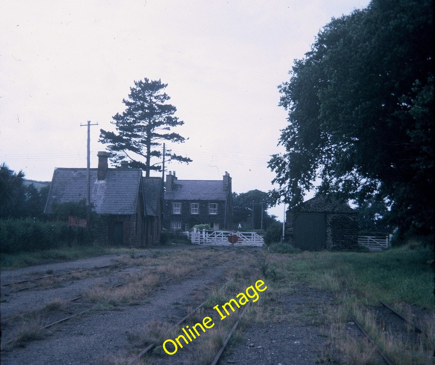 Photo 6x4 Ballaugh Railway Station Taken in August, 1970, this former sta c1970