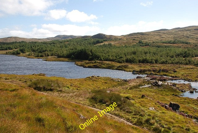 Photo 6x4 Loch nan Torran Ormsary\/NR7472 Looking across the loch into a  c2010