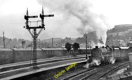 Photo 6x4 Oban Station Oban\/NM8630 View NE, to buffer-stops; ex-Caledoni c1948