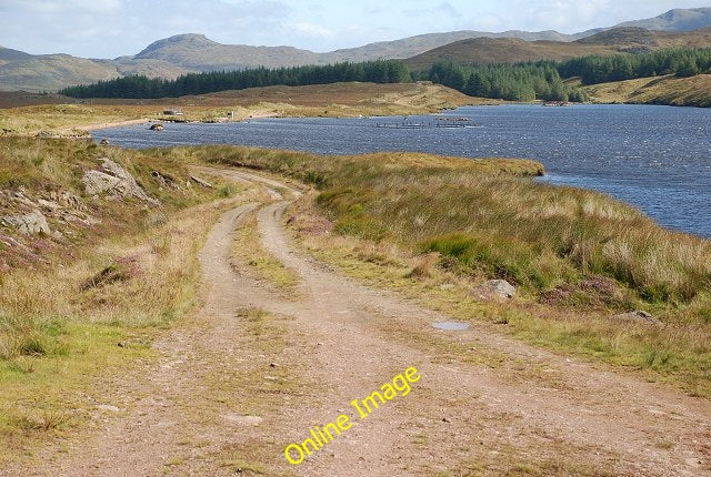 Photo 6x4 Loch nan Torran Ormsary\/NR7472 Looking north(ish) along the tr c2010