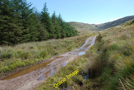 Photo 6x4 Heading into the hills Allt Creag nan Gobhar About to leave thi c2010