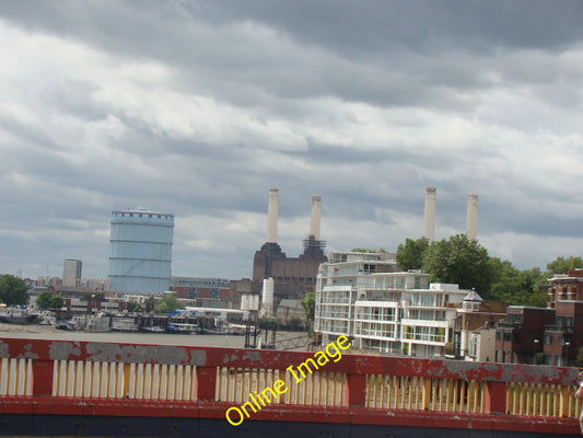 Photo 6x4 Close-up of Battersea Power Station from Vauxhall Bridge Westmi c2010