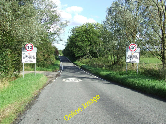 Photo 6x4 Entering Helions Bumpstead Pale Green Entering Helions Bumpstea c2010