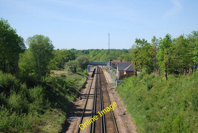 Photo 6x4 Frant Station Bells Yew Green  c2010