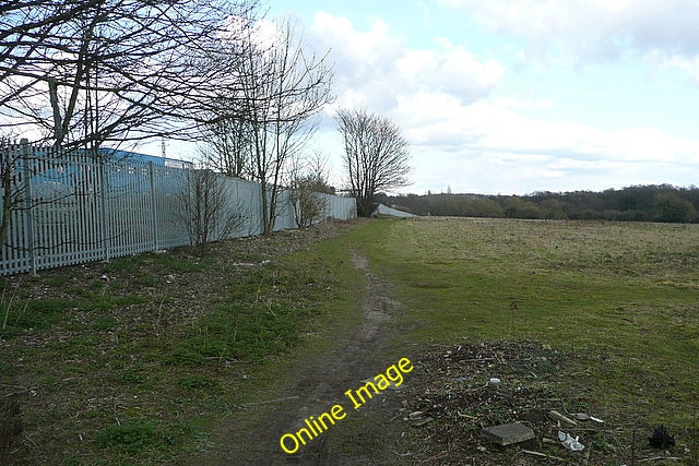 Photo 6x4 Footpath south of the railway Basingstoke The Basingstoke to Lo c2010