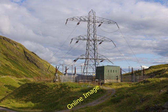 Photo 6x4 Cruachan Power Station Innis Chonain The terminal transmission  c2010