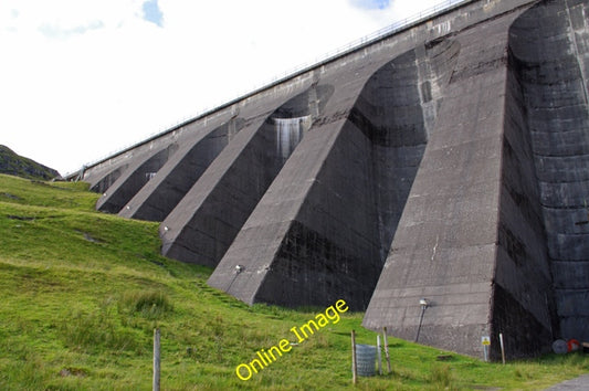 Photo 6x4 Cruachan Dam Ballimore\/NN0525 The west side of the concrete gr c2010