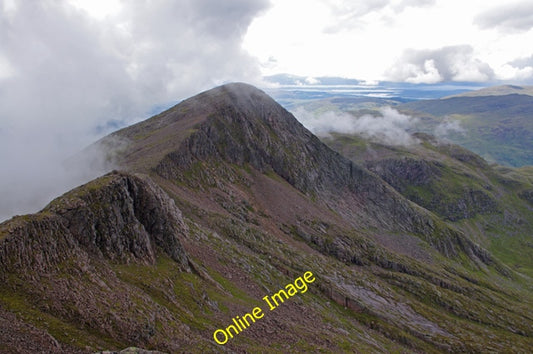 Photo 6x4 West from Ben Cruachan summit Bridge of Awe View towards Stob D c2010