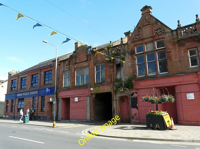 Photo 6x4 Police Station and former Baird's Garage Annan The Police Stati c2010