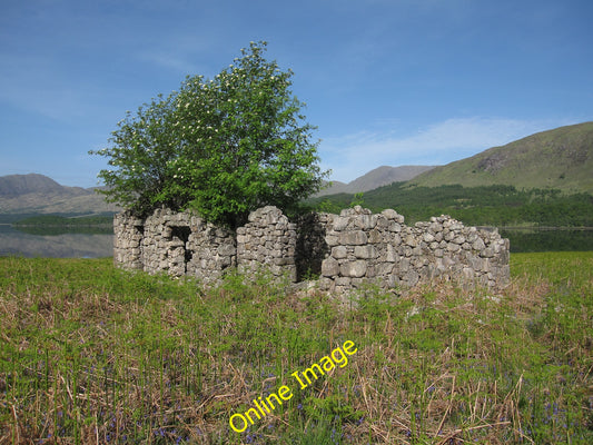 Photo 6x4 Inverghiusachan Church Inverghiusachan Point Remains from the m c2010