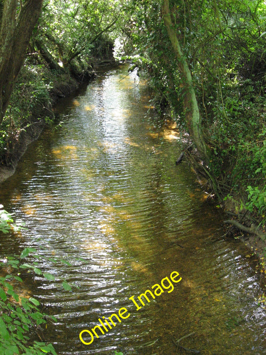 Photo 6x4 The river at Deers Ford End\/TL4531 This river flows around Dee c2010