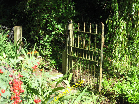 Photo 6x4 To the walled garden Ford End\/TL4531 Through the gate are step c2010