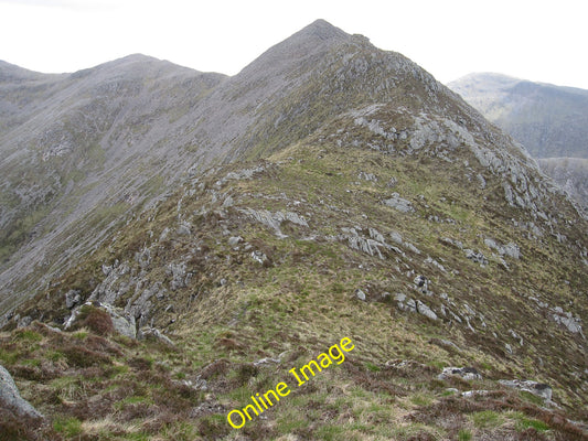 Photo 6x4 Stob an Duine Ruaidh Finally on the ridge that leads round to B c2010