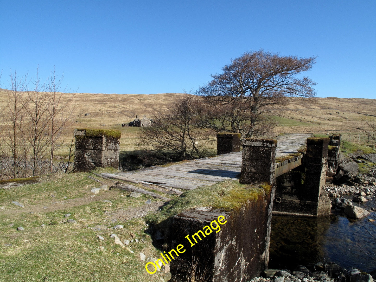 Photo 6x4 Bridge Over Water of Tulla Barravourich The components of the b c2010