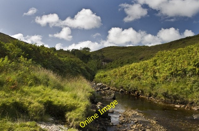 Photo 6x4 Abhainn Gleann Logain, Islay An Cladach The mouth of the river  c2010