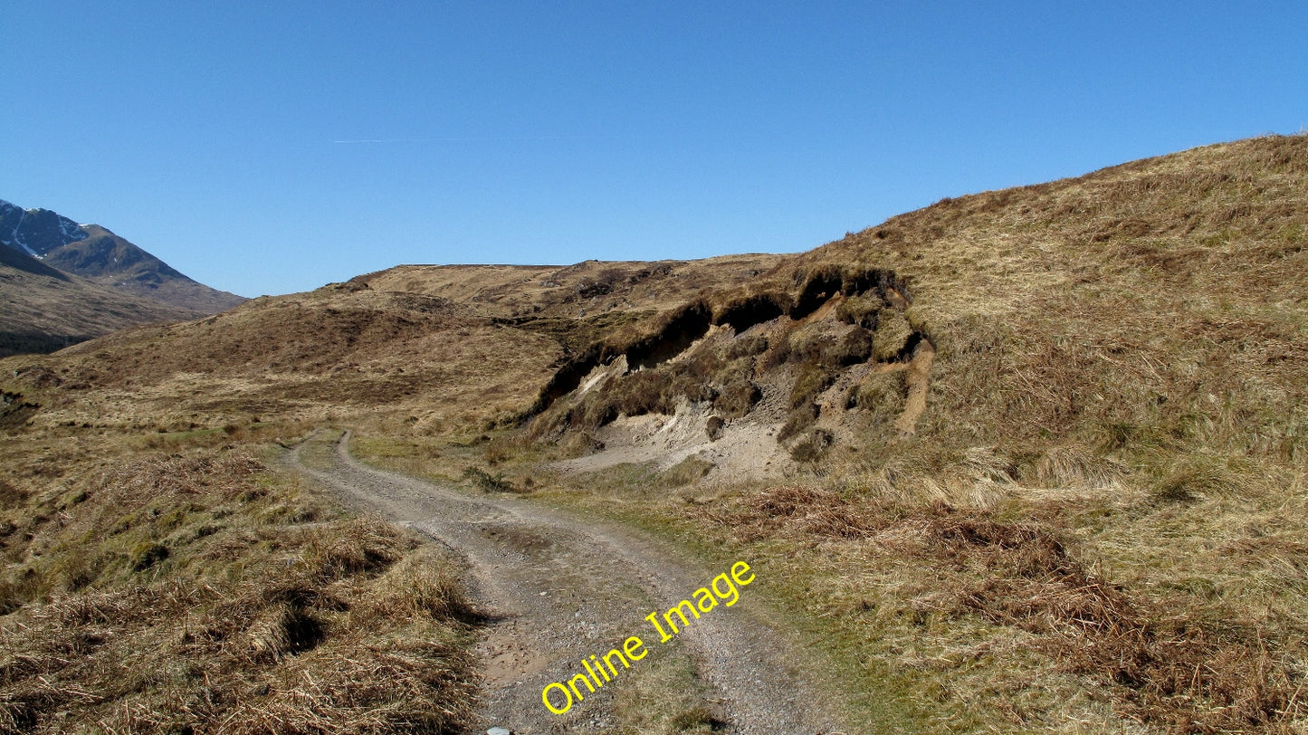 Photo 6x4 Eroding Sand Bank Beside Estate Road Water of Tulla Erosion of  c2010