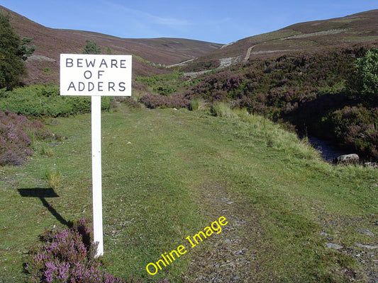 Photo 6x4 Walkers Welcome Corgarff This ridiculous sign is a great exampl c2010