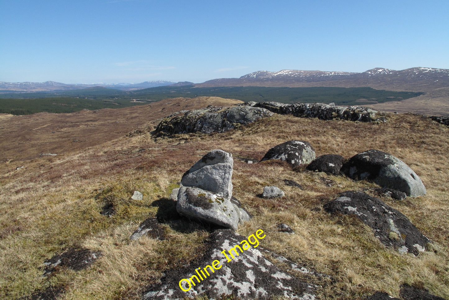 Photo 6x4 Summit Rocks of Meall a\u00e2\u0080\u0099 Ghortain Meall a' Gho c2010