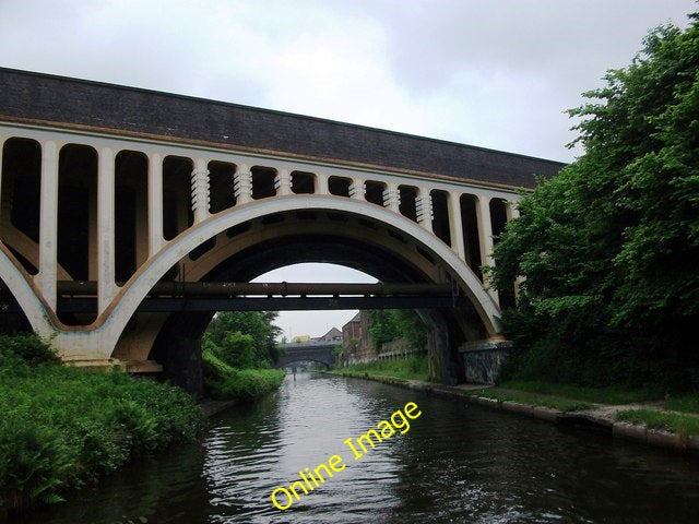 Photo 6x4 Spon Lane Station Bridge, Birmingham Canal New Main Line Oldbur c2010