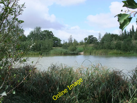 Photo 6x4 Lake in Great Notley Country Park Milch Hill The country Park h c2010