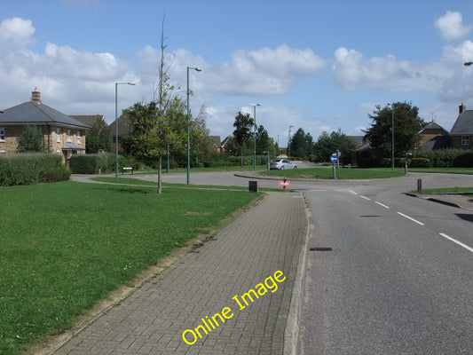 Photo 6x4 Roundabout in Great Notley Milch Hill Picture taken from Cuckoo c2010