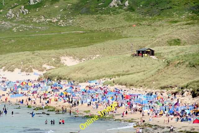 Photo 6x4 The lifeguard station at Sennen Sennen Cove Not much room on th c2010