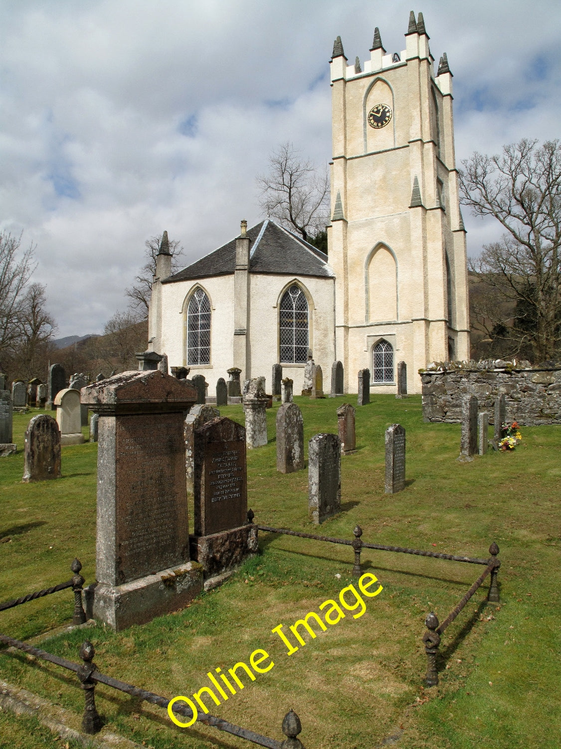 Photo 6x4 Glenorchy Parish Church and Graveyard Dalmally Glenorchy Parish c2010