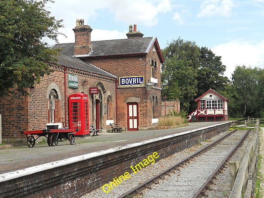 Photo 6x4 Hadlow Road Station on the NCR 56 Willaston\/SJ3377  c2010