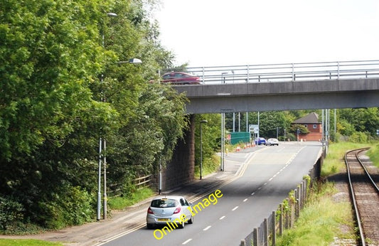 Photo 6x4 Roads and bridge over the steam railway Preston\/SD5329  c2010