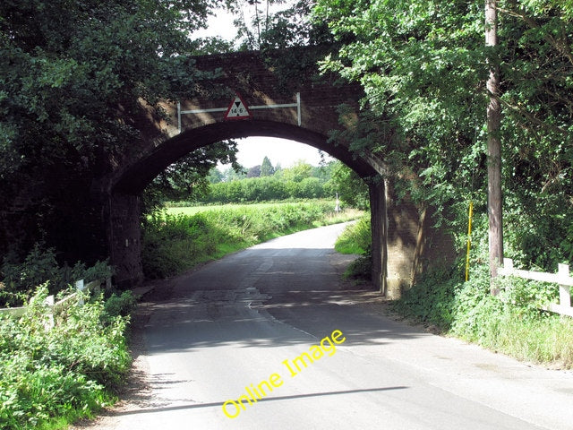 Photo 6x4 Old Railway bridge Fordingbridge This railway used to run betwe c2010