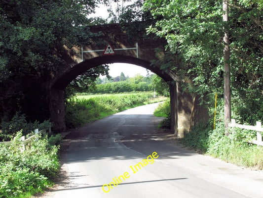 Photo 6x4 Old Railway bridge Fordingbridge This railway used to run betwe c2010