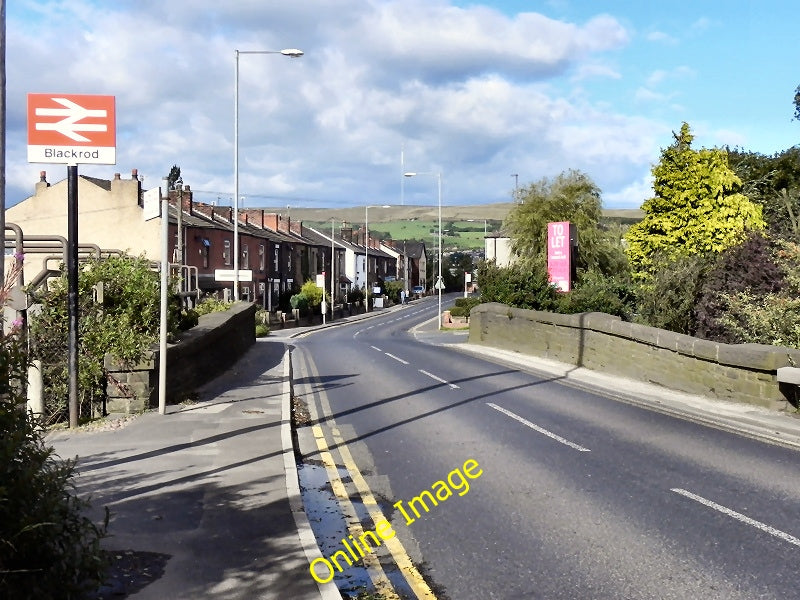 Photo 6x4 Station Road Bridge Horwich The bridge over the railway at Blac c2010