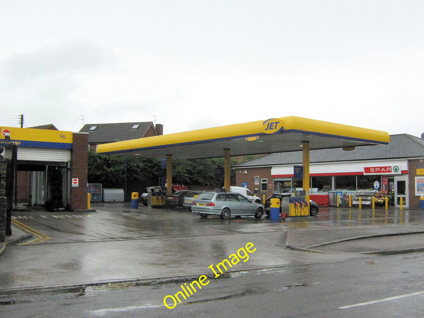 Photo 6x4 Jet filling station and Spar shop Biddulph One of two filling s c2010